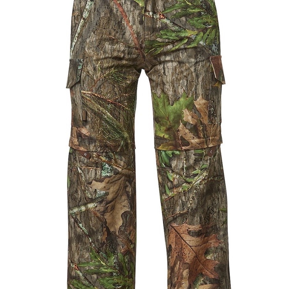 Youth Magellan Outdoors Camo Convertible Zip-Off Pants Size M 24x26